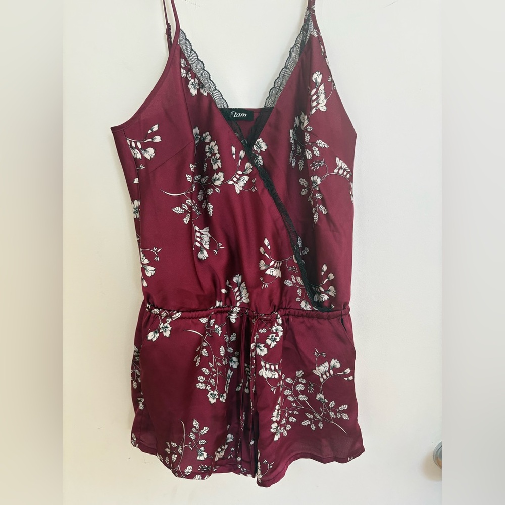 Silky night-time playsuit Etam
